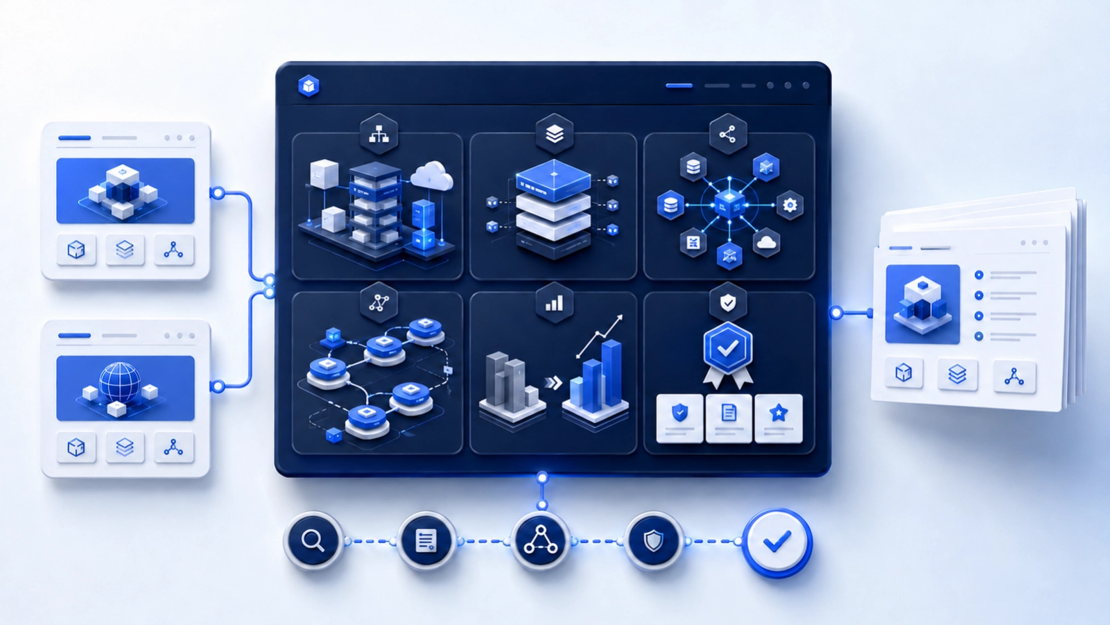 ERP case study framework connecting project scope, integrations, business context, implementation outcomes, proof and buyer decision paths.