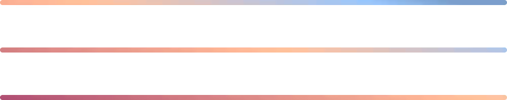 Gradientfarget horisontal linje i pastelltoner med hvite og svarte intervaller.