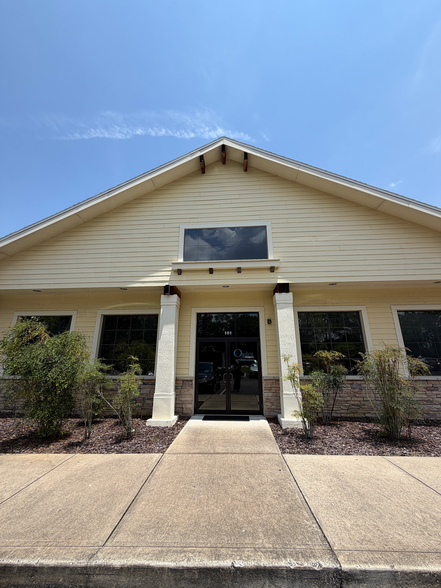 Exterior of the Ogden Orthodontics office at 1805 Maguire Road in Windermere, Florida