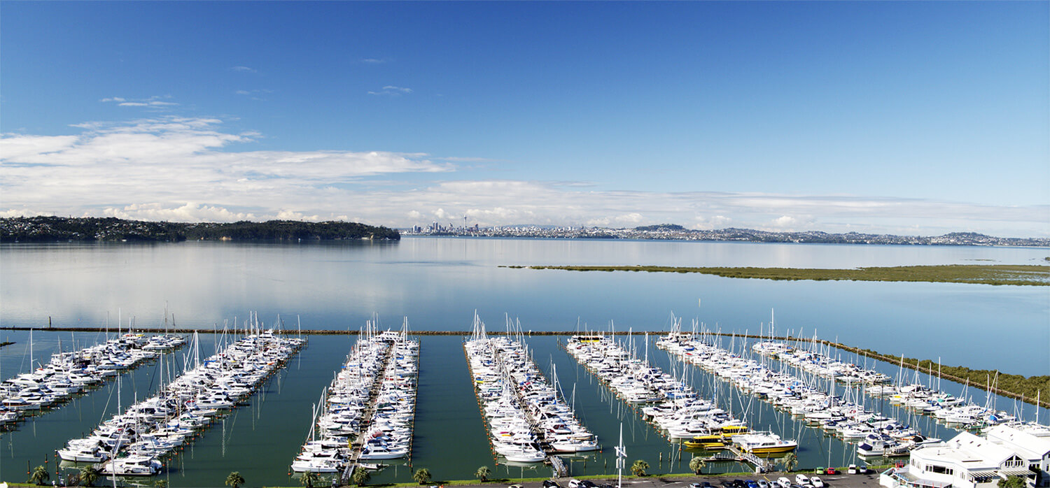 The Hobsonville Marina breakwater