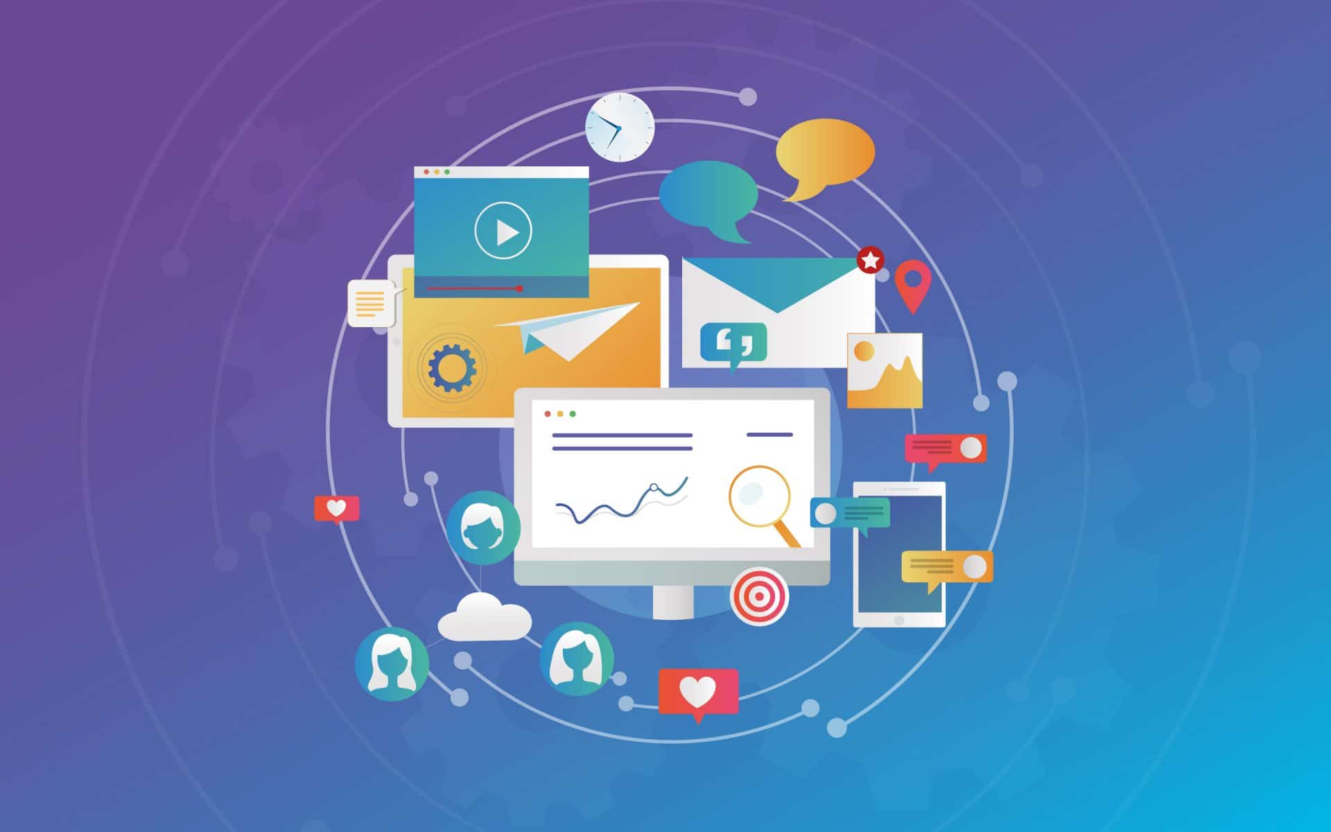 Marketing channels illustration 