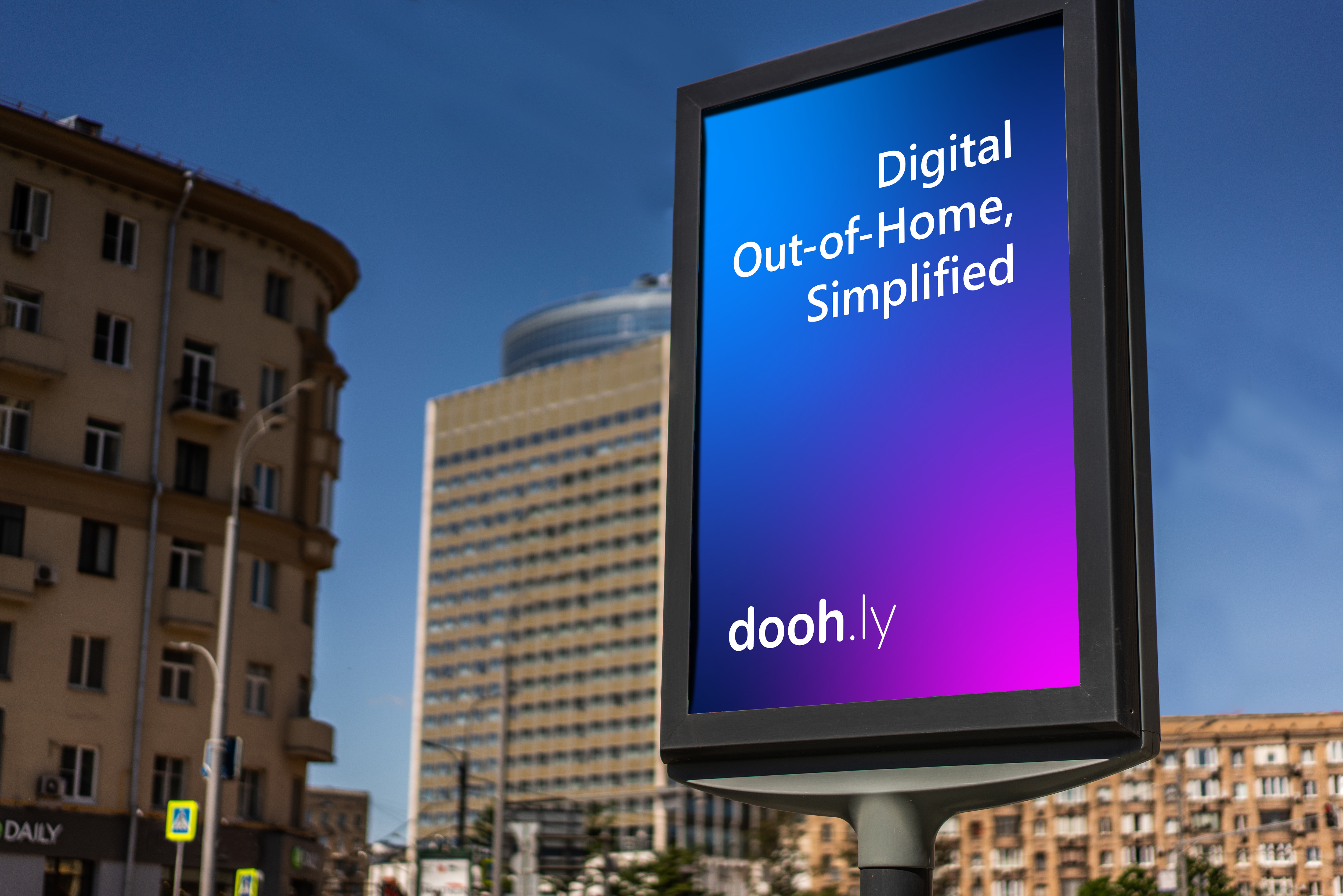 Doohly roadside digital billboard