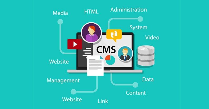 Illustration of a CMS