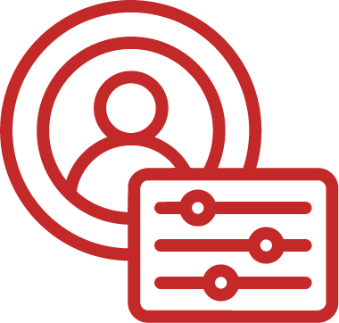 User settings icon
