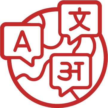 Language selection icon