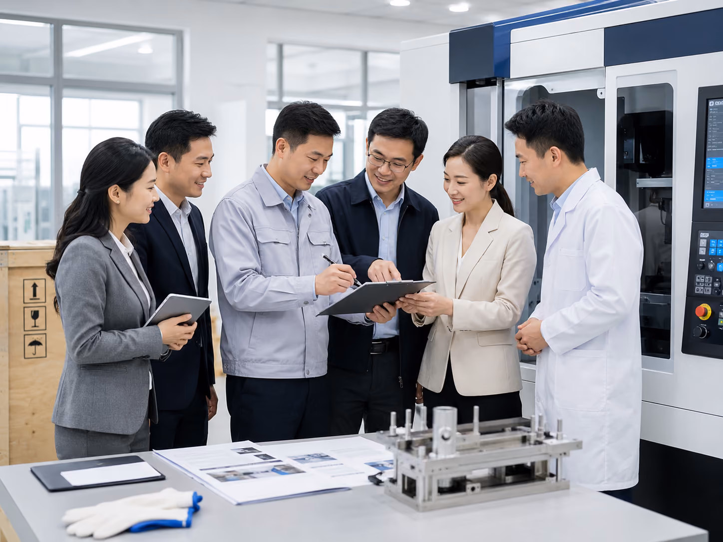 [background image] image of a workplace setting (for an ai healthcare company)