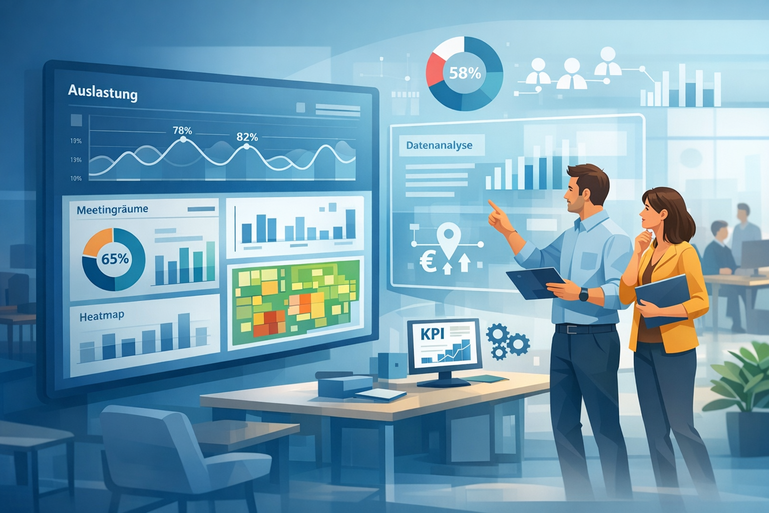 Arbeitsplatzanalyse: Wie Unternehmen Büroflächen datenbasiert optimieren