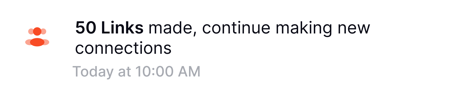 Confero notifications