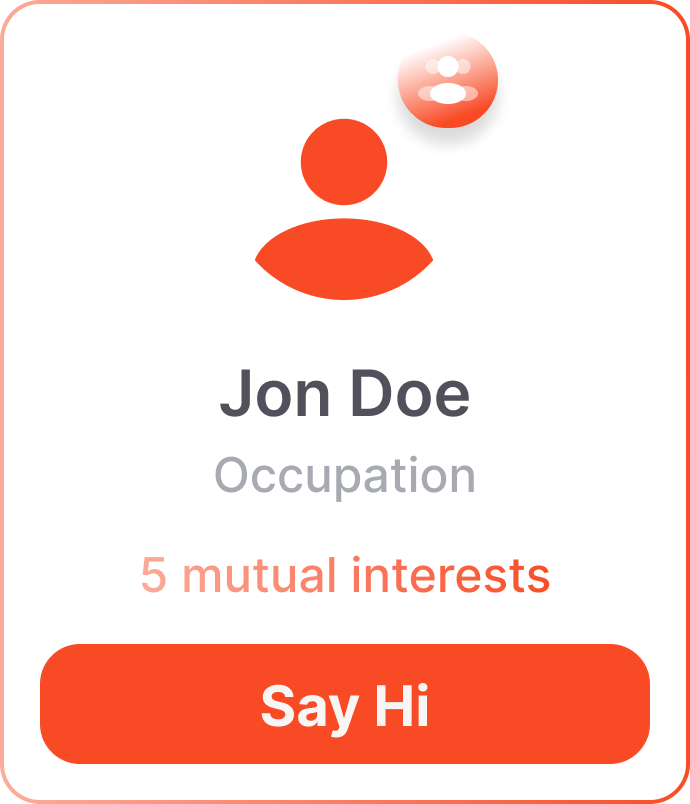 Confero networking feature with attendee profiles