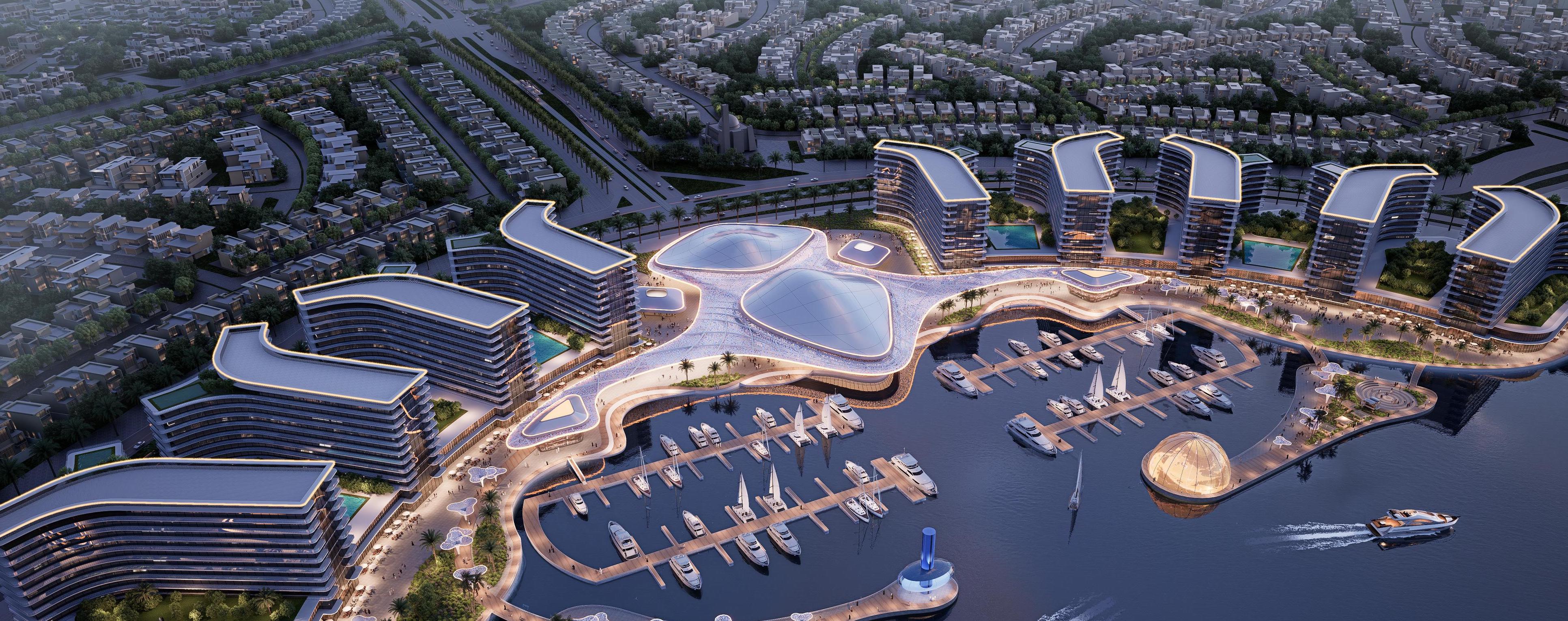 Sobha City Abu Dhabi masterplan aerial view