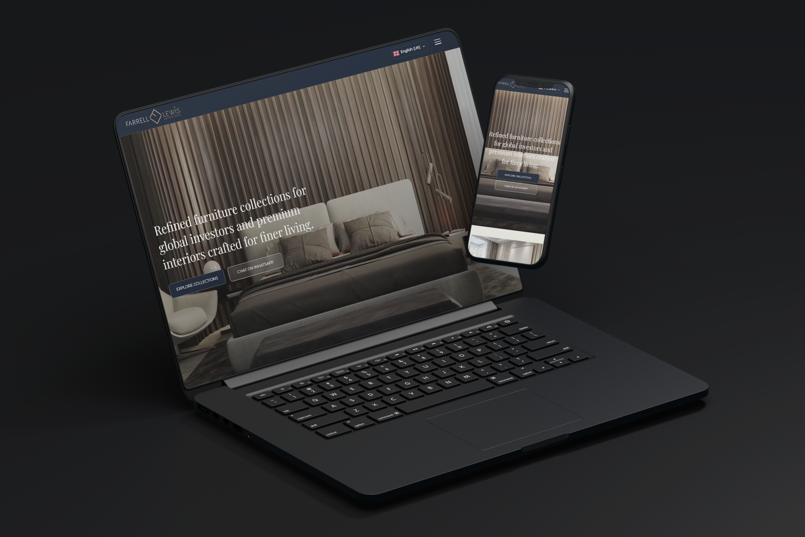Luxury Interior Website – Custom Figma Design & Webflow Development thumbnail