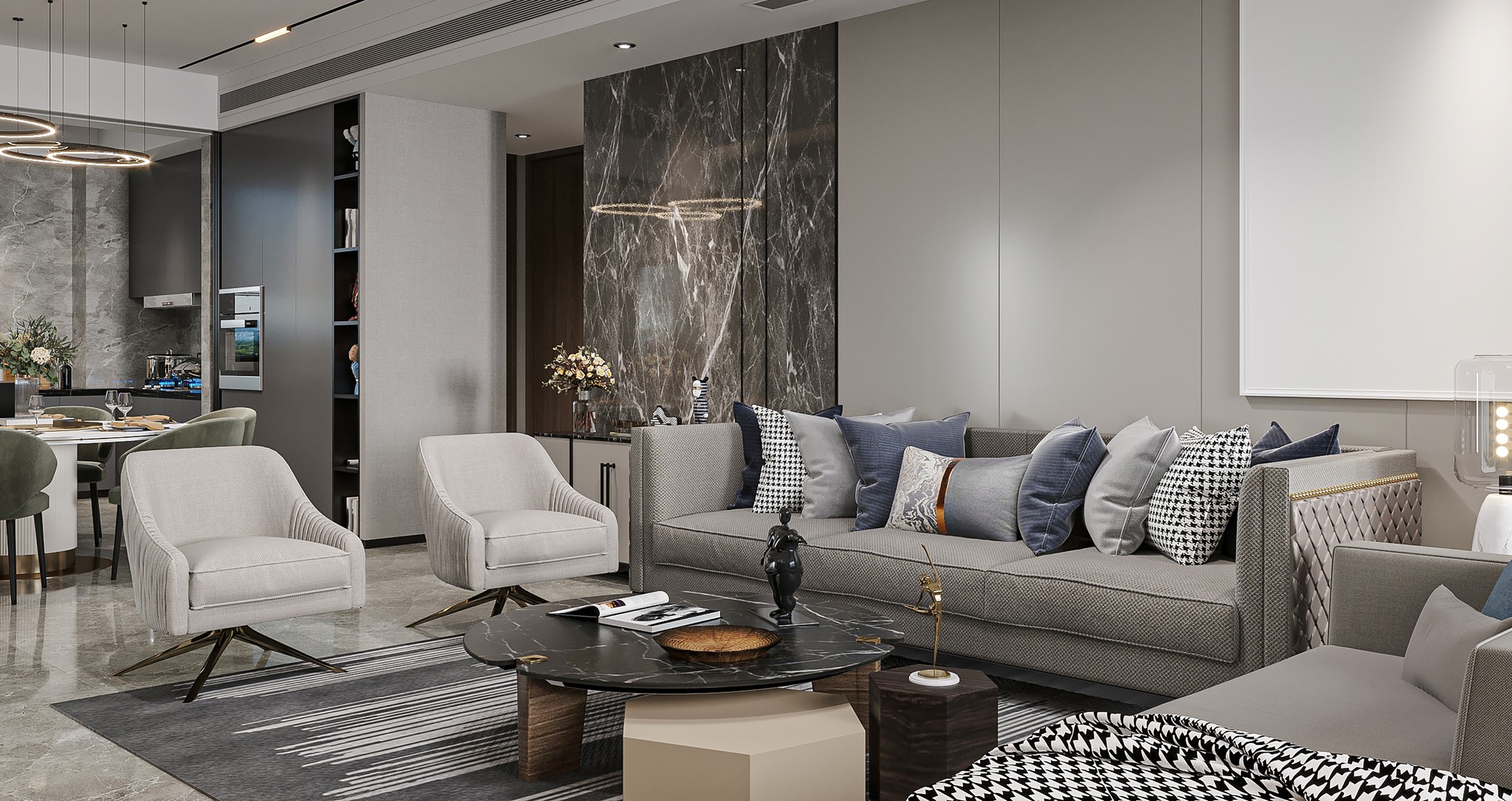 Sculptural Italian interiors with character, depth, and presence
