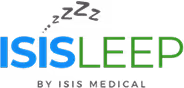 ISISLEEP logo with tagline 'BY ISIS MEDI CARE' underneath.