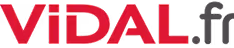 VIDAL.fr logo with 'VIDAL' in red uppercase letters and '.fr' in gray lowercase letters.