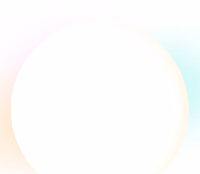 Abstract soft gradient light with pastel hues surrounding a bright white circular center.