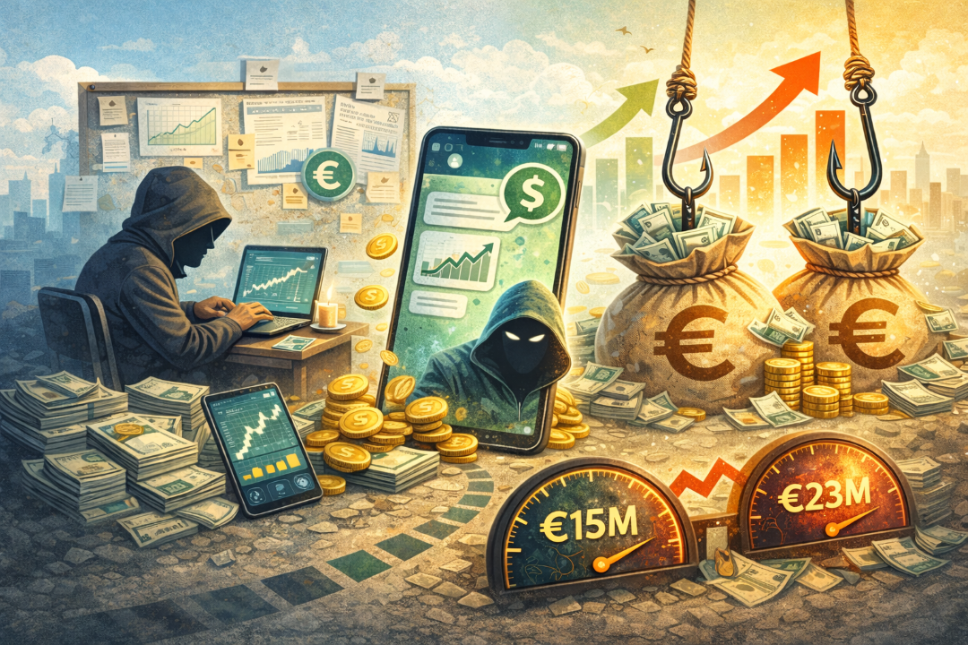 Belgian investors lose €23 million as WhatsApp investment scams surge