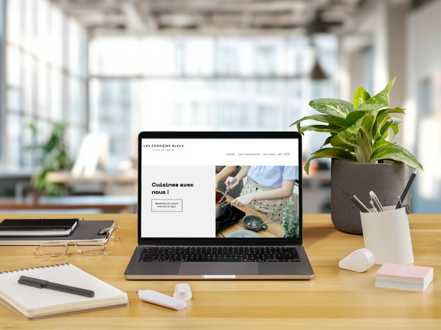 mock up projet cordons bleus