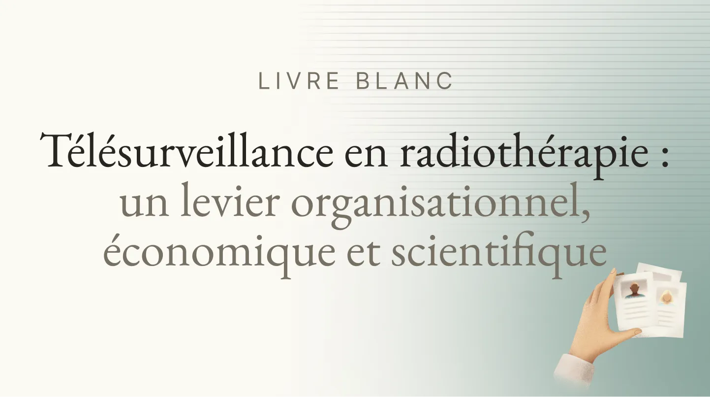 Couverture de l'ebook sur la télésurveillance en radiothérapie : levier organisationnel et économique