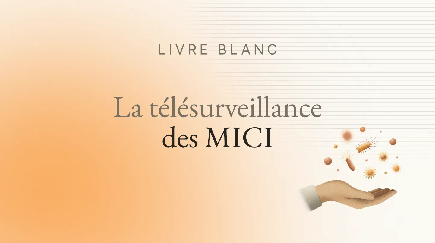 Couverture du livre blanc sur la télésurveillance des MICI en gastro-entérologie