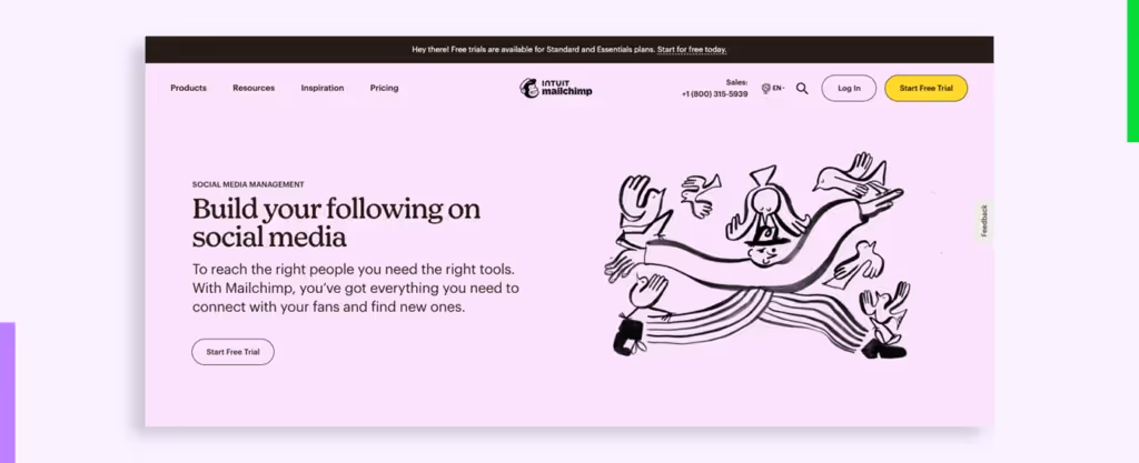 MailChimp the Best Landing Page Designs