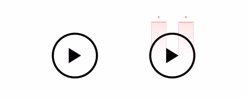 How to create proper alignment in icon design