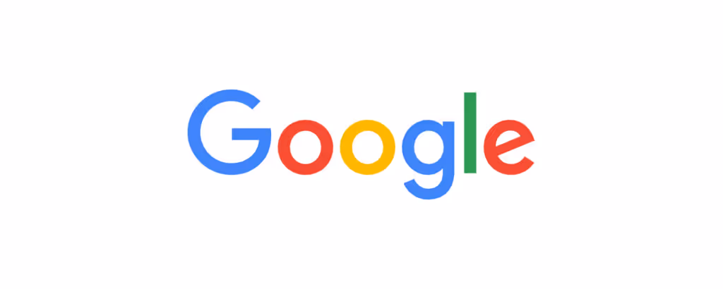 A white image and Google written on it.