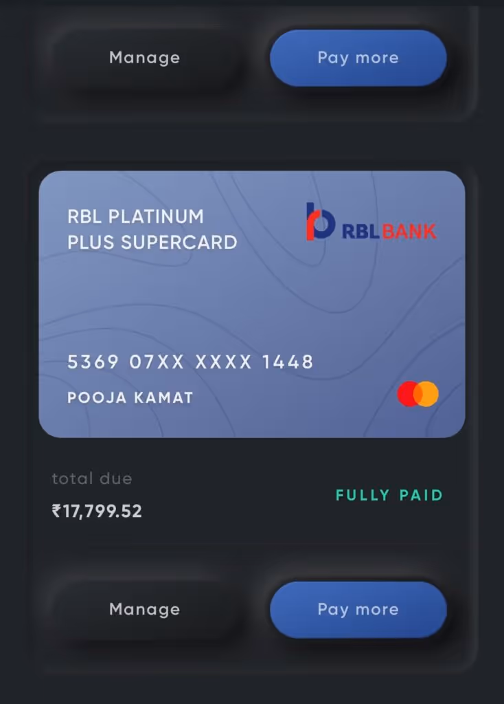 Neumorphism - Cred App for UI design