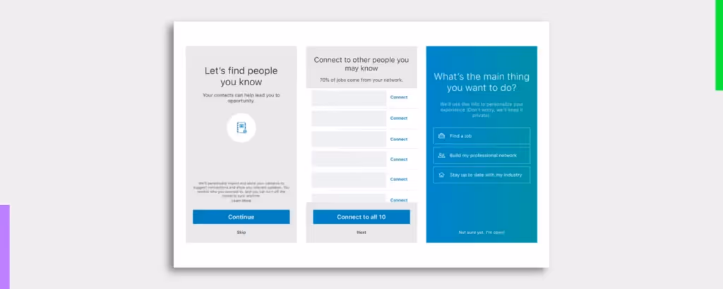 Linkedin Successful User Onboarding UX