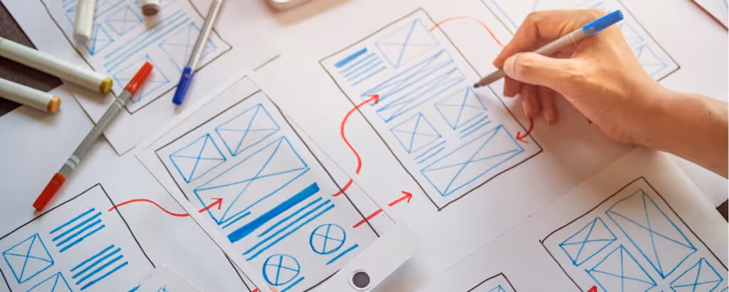 Designing wireframes