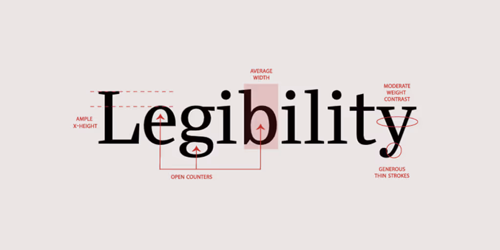 Consider Legibility for UI/UX Design