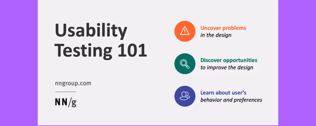 Usability Testing 101