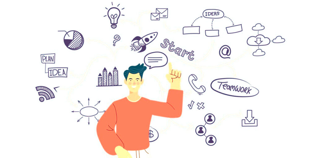 mind mapping in double diamond thinking process