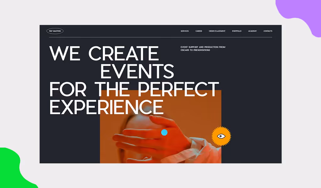 Bold and Capitalised Typography