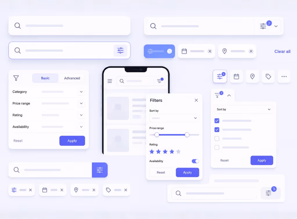 Our Take on Search Bar (Box) and Filter Design