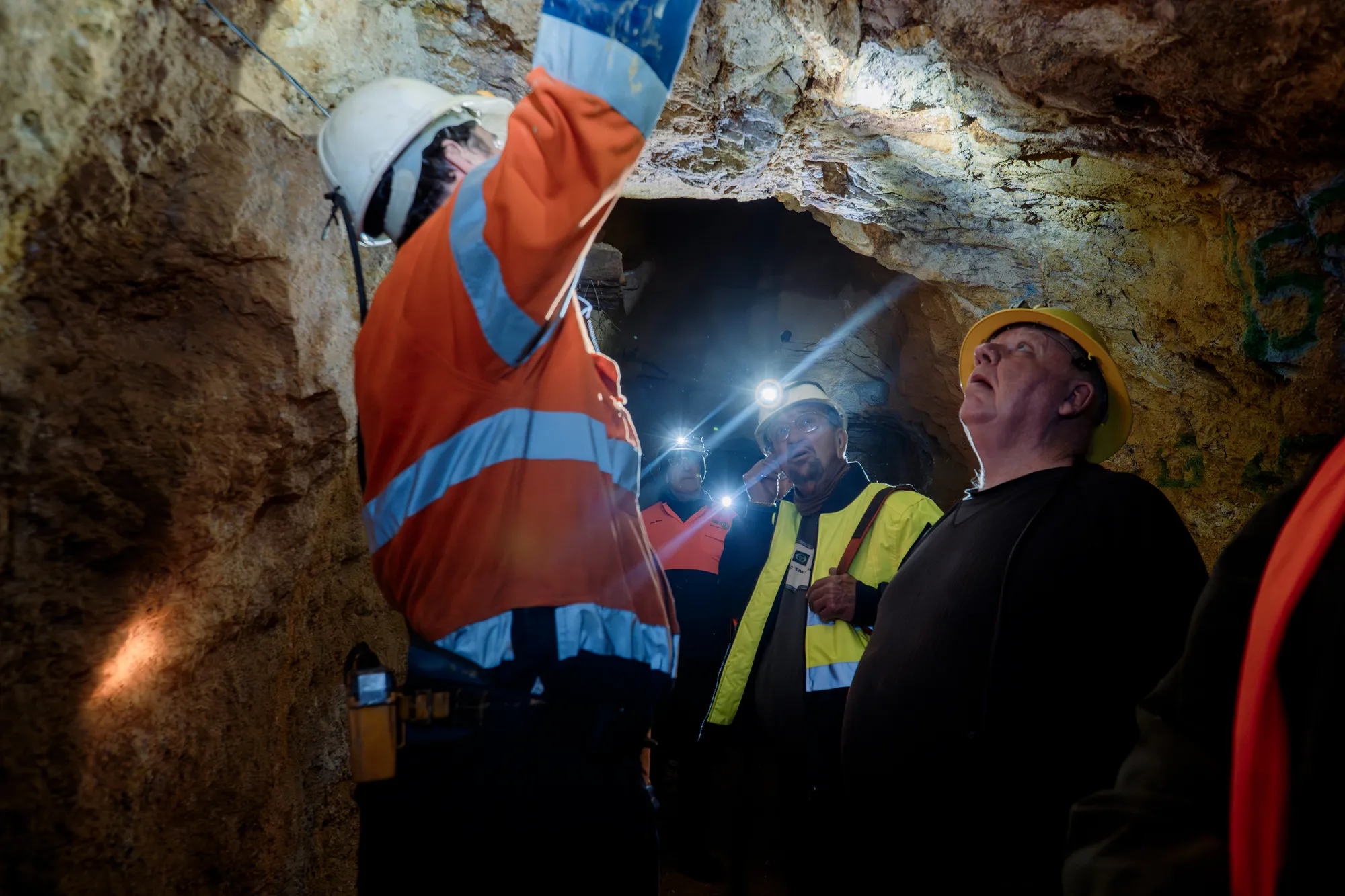 Zedex team inspecting in mine