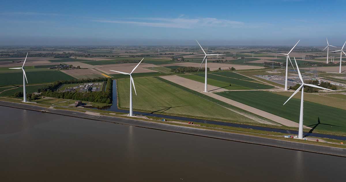 Windpark Eurus met 5G internet en redundante connectiviteit