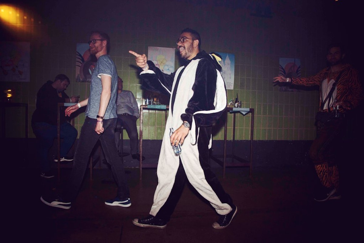 Güven at Remerge's 4th Anniversary Party