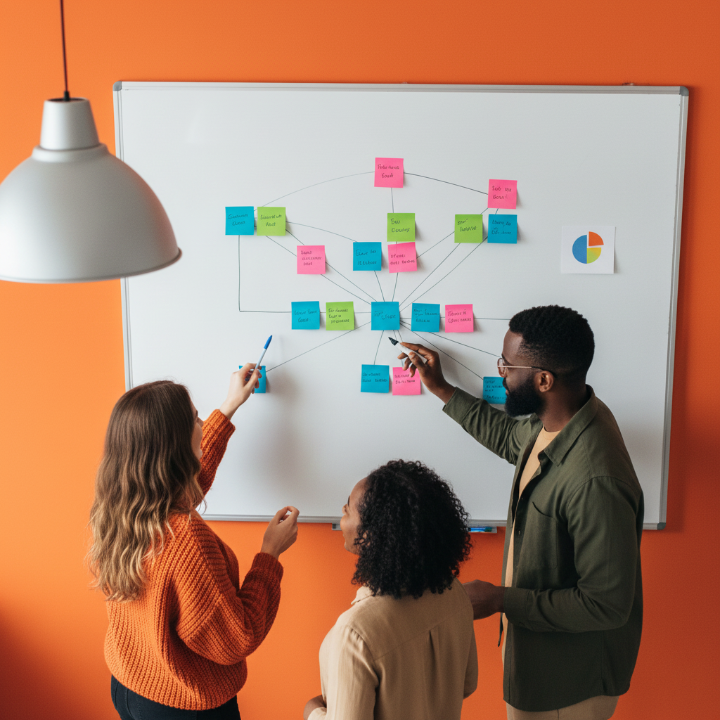 image of content management strategy session