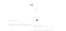 Imagem de dois documentos e um check.