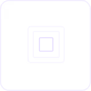 Abstract black and purple geometric design with layered squares and rounded corners.