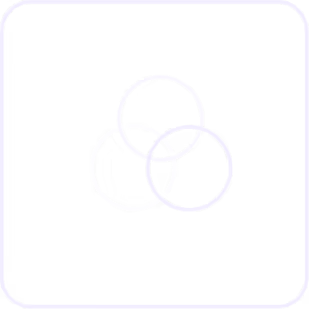 Venn diagram with three overlapping purple circles on a black background.