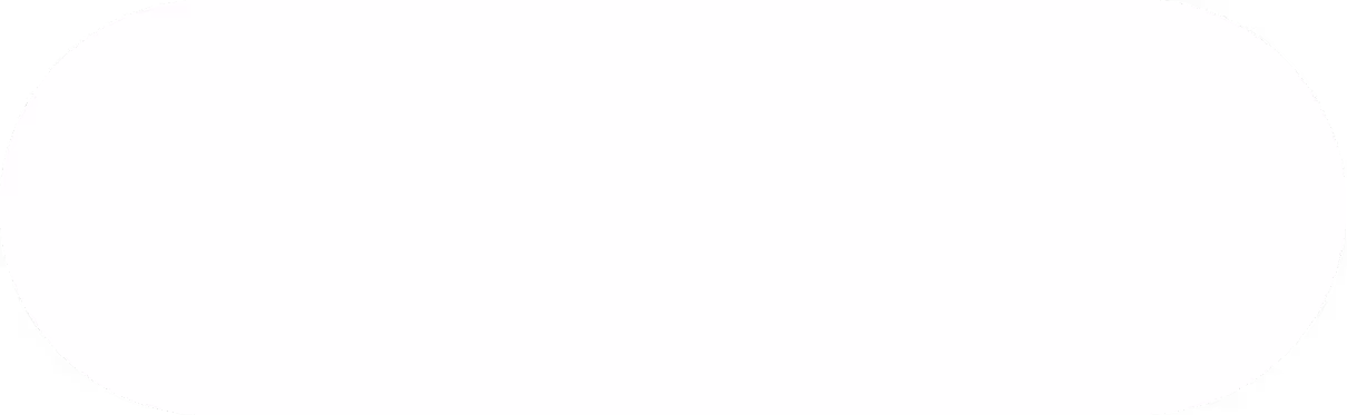 White oval pill with rounded edges on a transparent background.