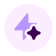 Purple circle with a white lightning bolt and a purple star inside.