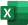 Microsoft Excel icon with a green background and white 'X'.