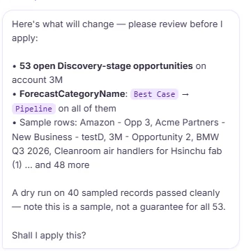 Wave AI review: 53 open Discovery-stage opportunities, Best Case to Pipeline