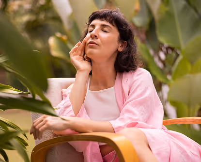 Single image showing relaxed mind