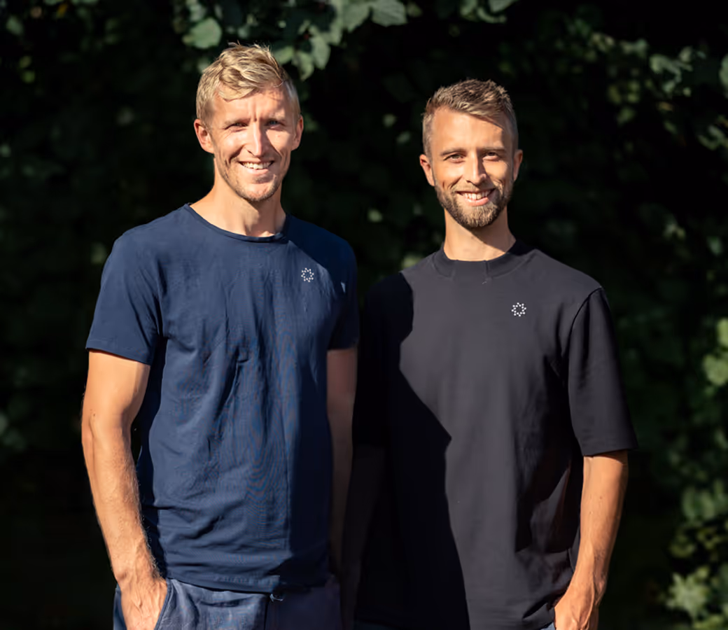 The two co-founders of BookSpot, Daniel and Anton.