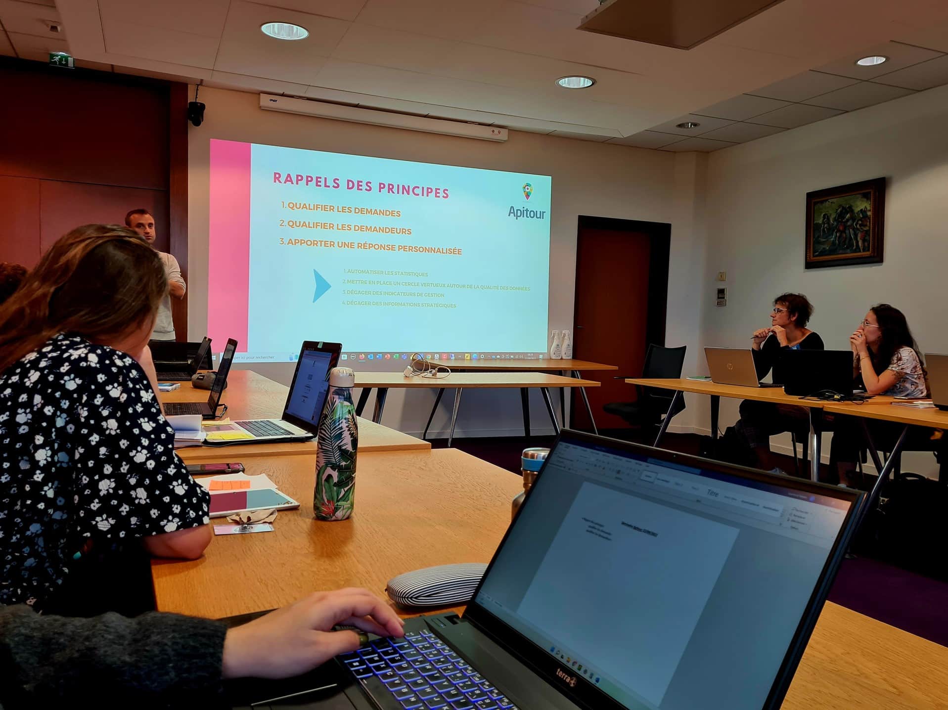 Photo de la présentation d'Apitour à Tarn et Garonne