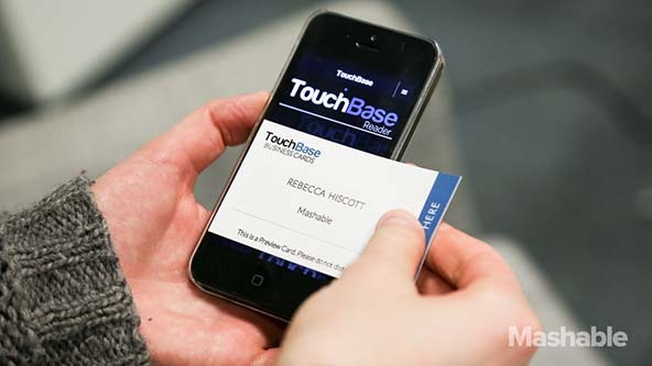 Premium business cards that are standard business card size are the most common types but this one has electricity.