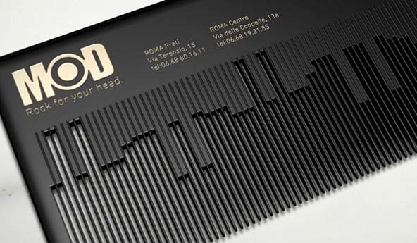 Comb custom business card.